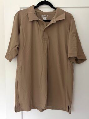 Vertx Men's Coldblack Polo Shirt Large tan Tactical